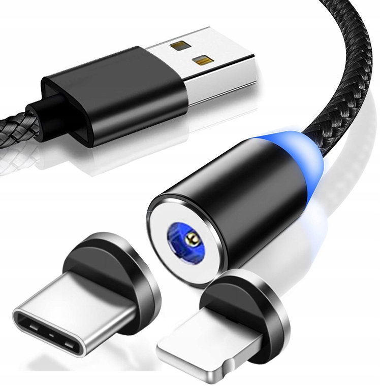 

Długi Magnetyczny 2M Kabel Do Iphone Usb Typ C