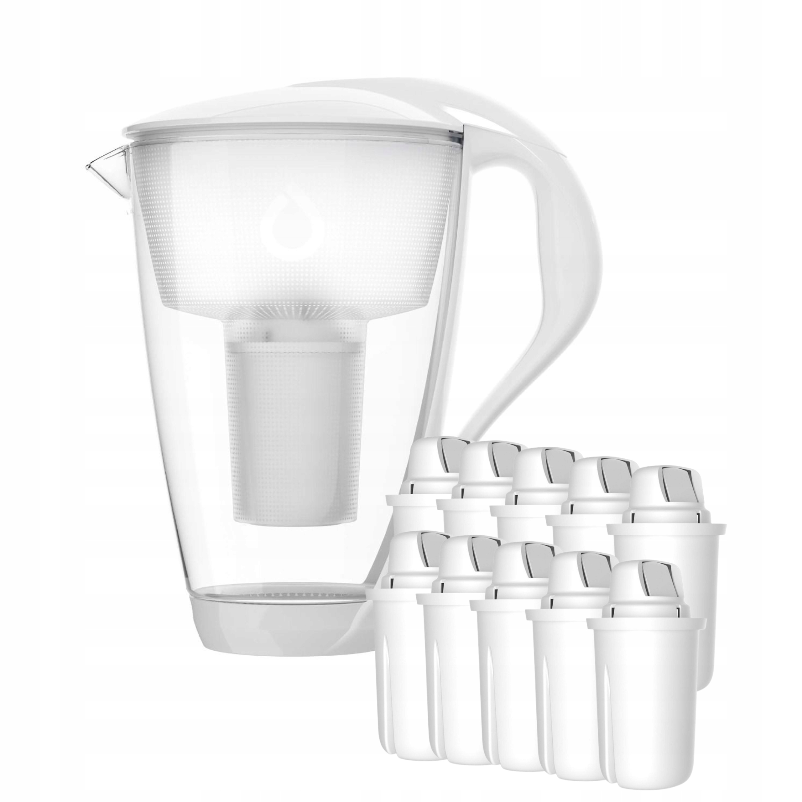 Dzbanek Szklany Dafi Led Crystal 2,0L+10 Wkładów