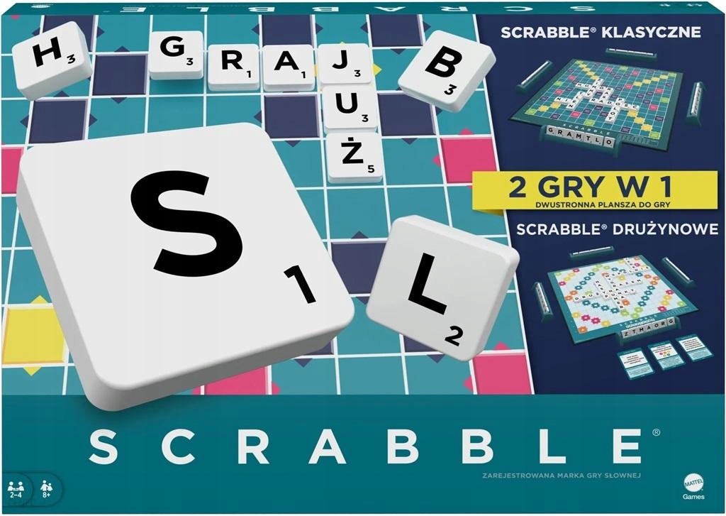 Edukacyjne Gry Dla Dziecka 6 Latka Logiczna Gra Scrabble Original Ciekawe