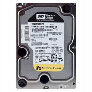 WD 1TB 3,5" SATA 7.2K WD1002FBYS