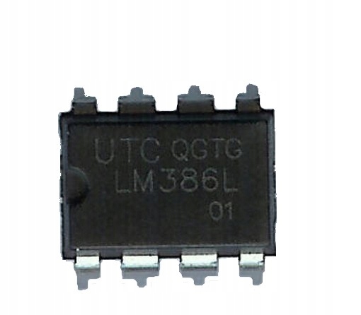 

LM386 DIP8 wzmaczniacz audio