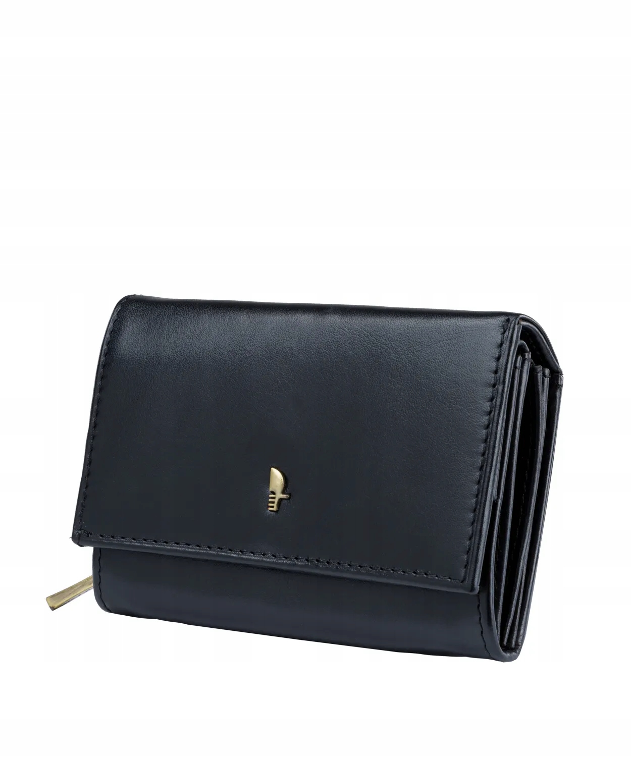 Dámská kožená peněženka malá jako Dárek na karty Puccini černá MU1600 1