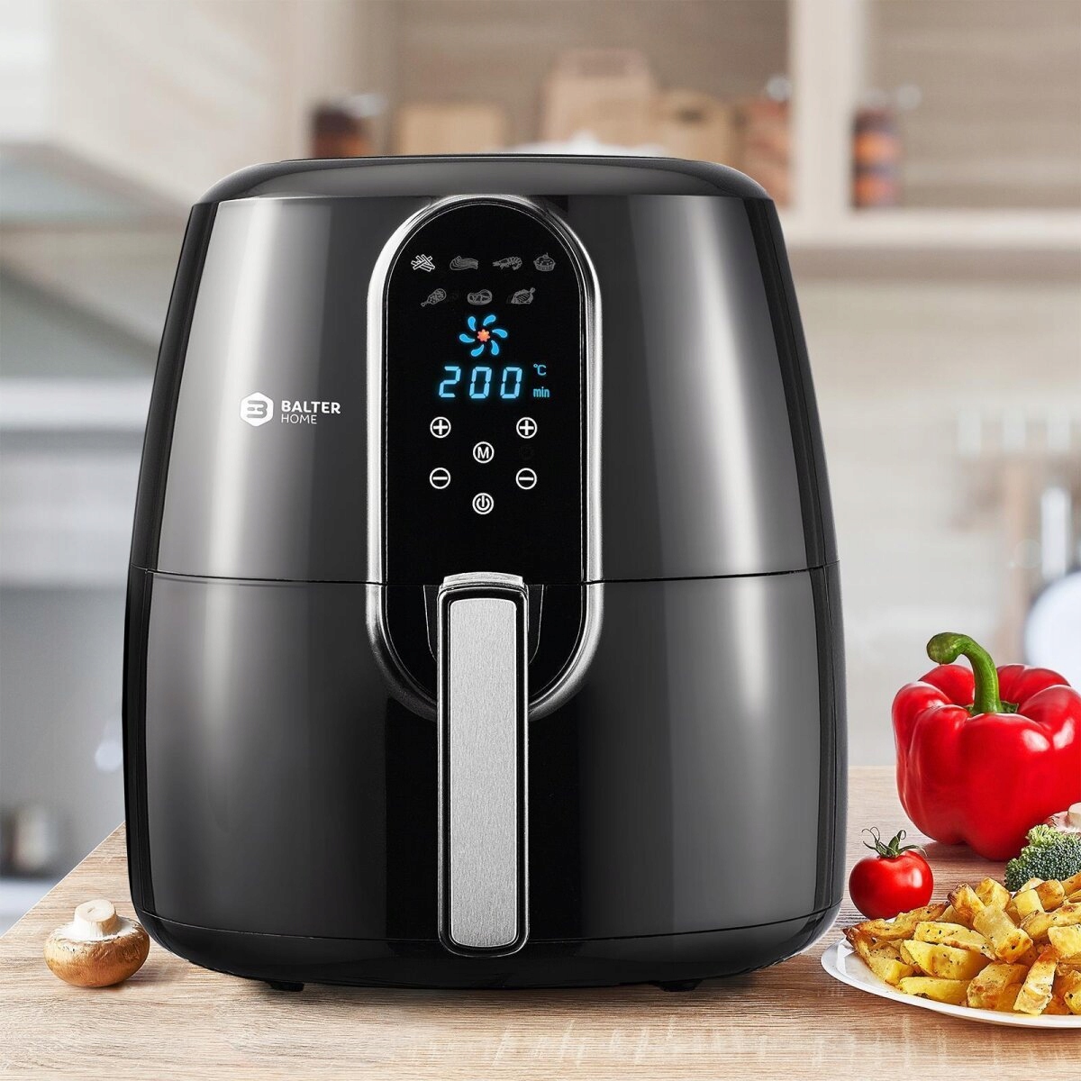 FRYTKOWNICA BEZTŁUSZCZOWA BALTER HOME 6,2L 7 PROGRAMÓW 2000W Moc 2000 W