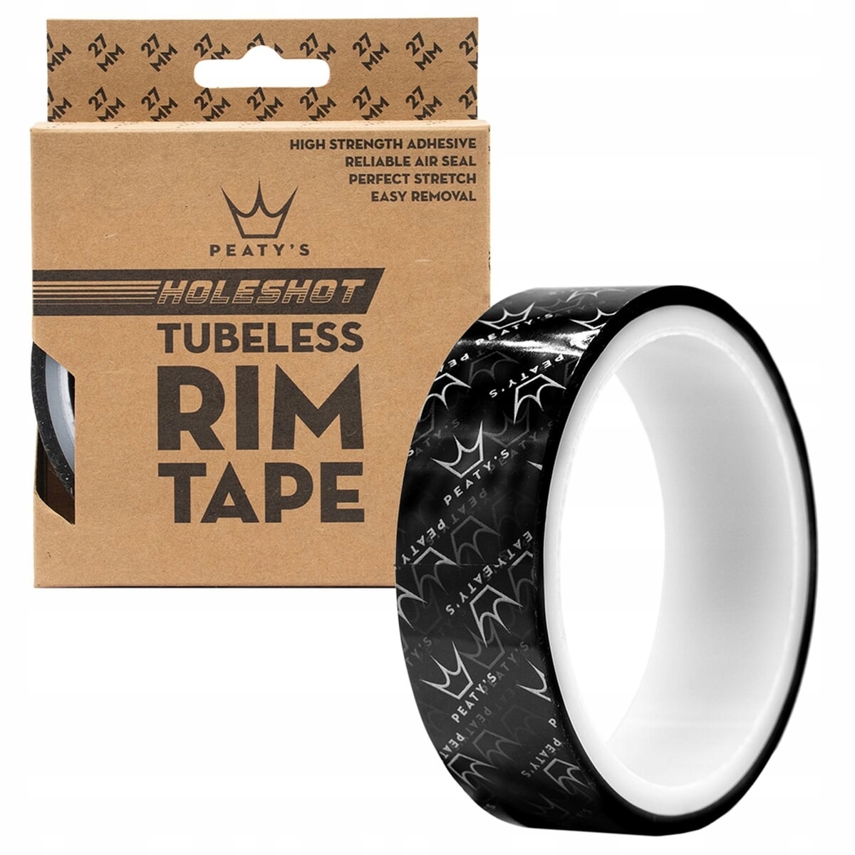 Taśma Na Obręcze Koła Rowerowego Tubeless Peaty`s Holeshot 27mm x 10m Role