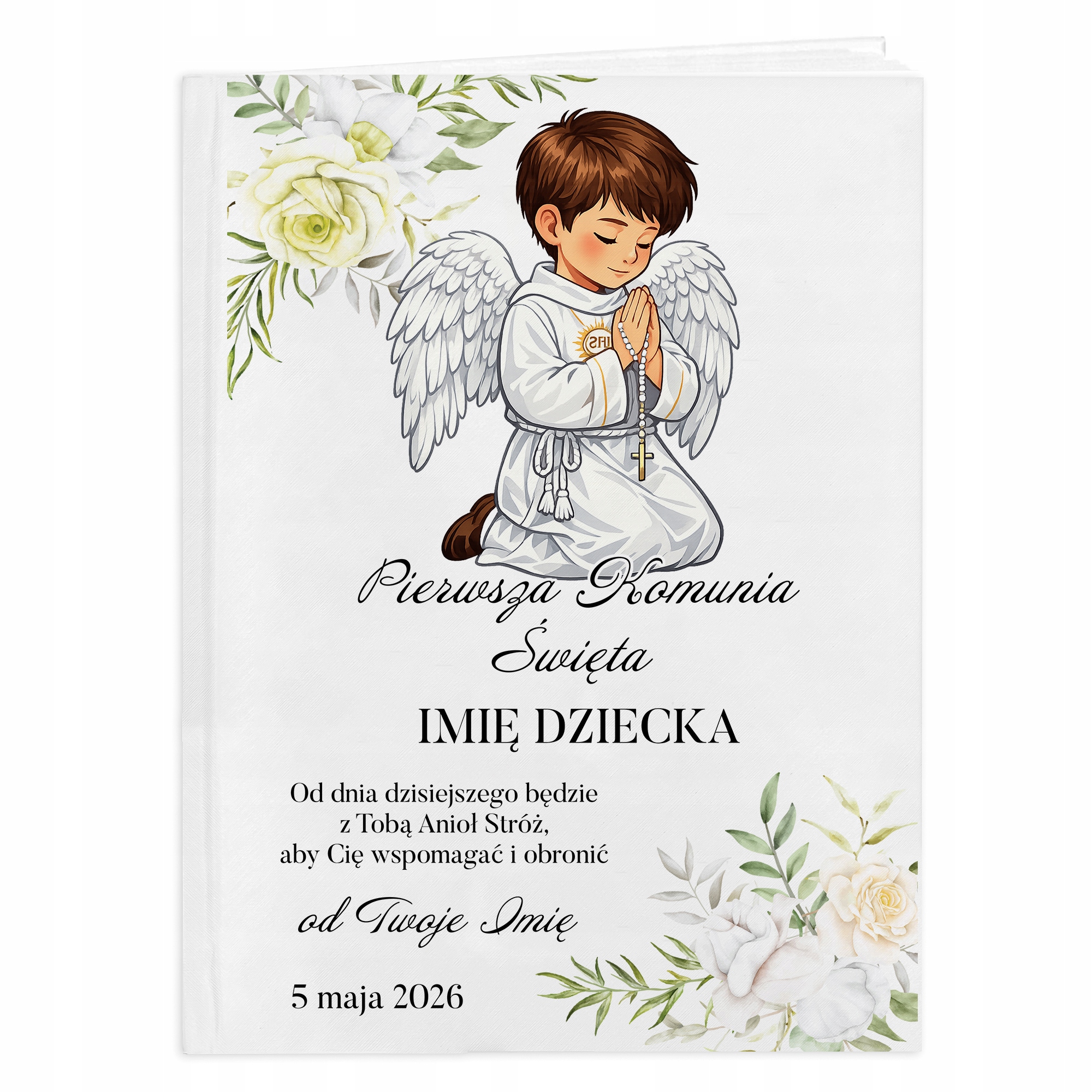 Album K Prvnímu Svatému Přijímání Suvenýr A Svaté Přijímání Svatá Jména Datum Pro Chlapce Dárek