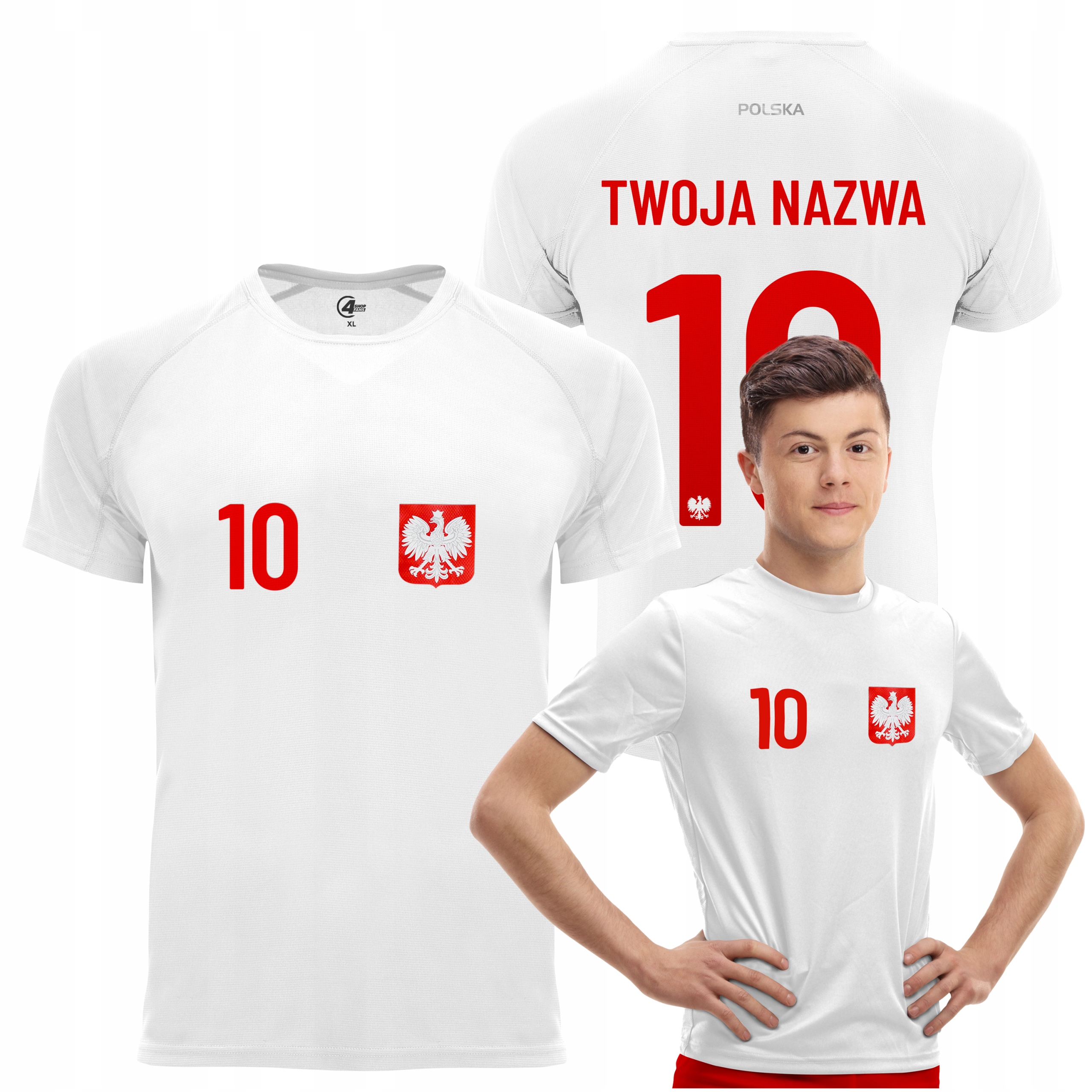 Koszulka Reprezentacji Polski z Twoim Imieniem