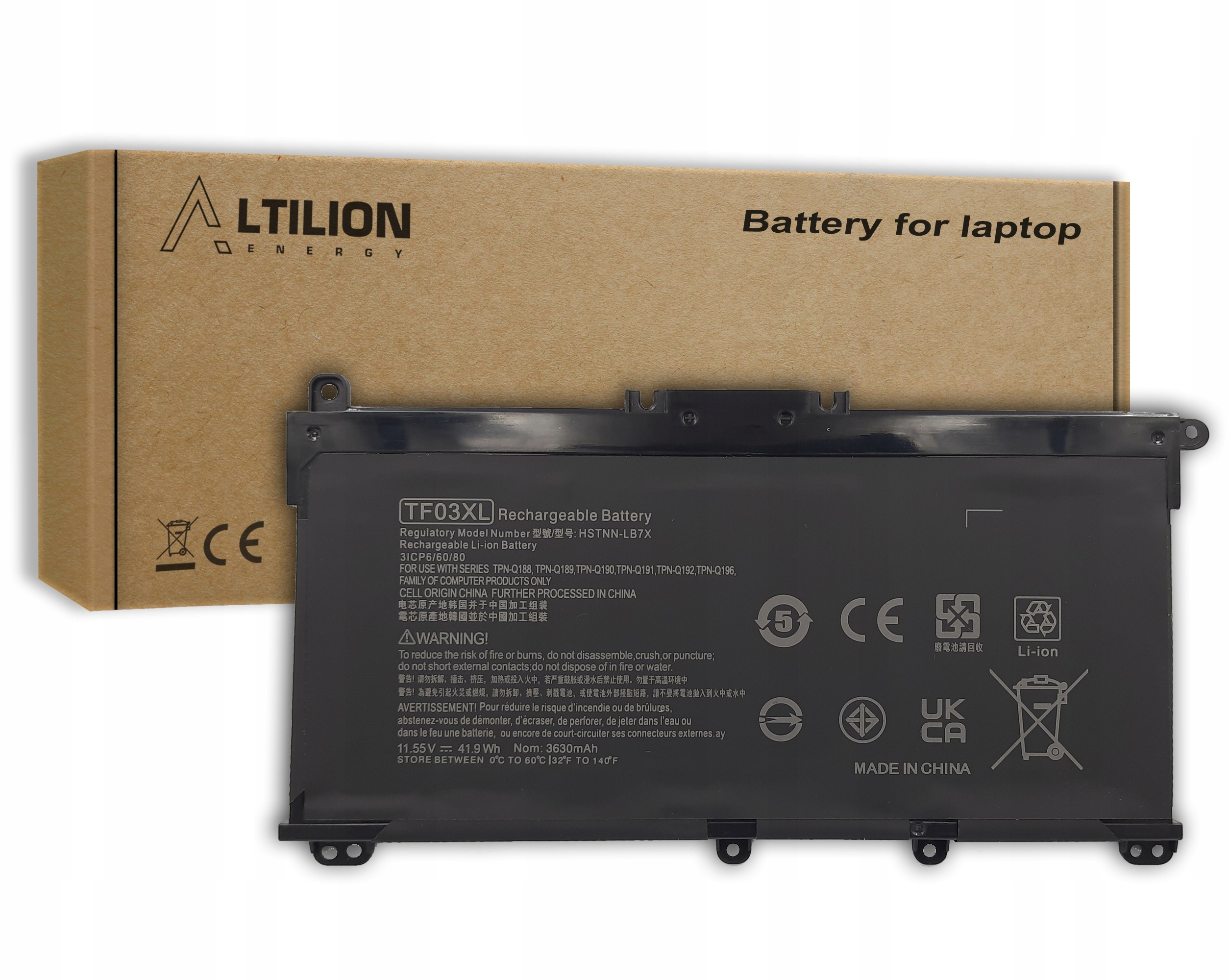 Baterie Altilion Energy TF03XL kompatibilní s Hp