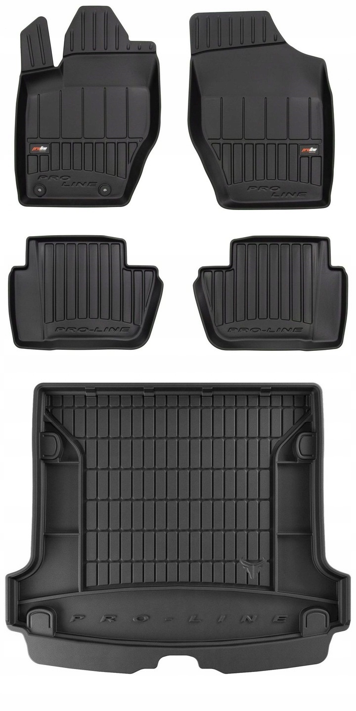 Set 3D gumové rohože Peugeot 307 Kombi 2001-2008