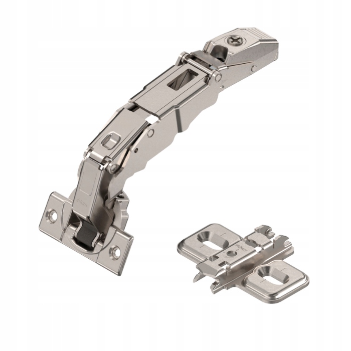 ZAWIAS BLUM NAKŁADANY CLIP TOP Z ZEROWYM USKOKIEM 155 STOPNI ZE SPRĘŻYNĄ