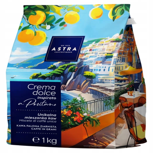 Levně Astra Káva Crema dolce inspirato a Positano zrnková