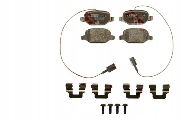 Trw Brzdové Destičky Fiat Zadní PUNTO/500 1,4-1,8/1,9 Jtd Asistent řidiče #28