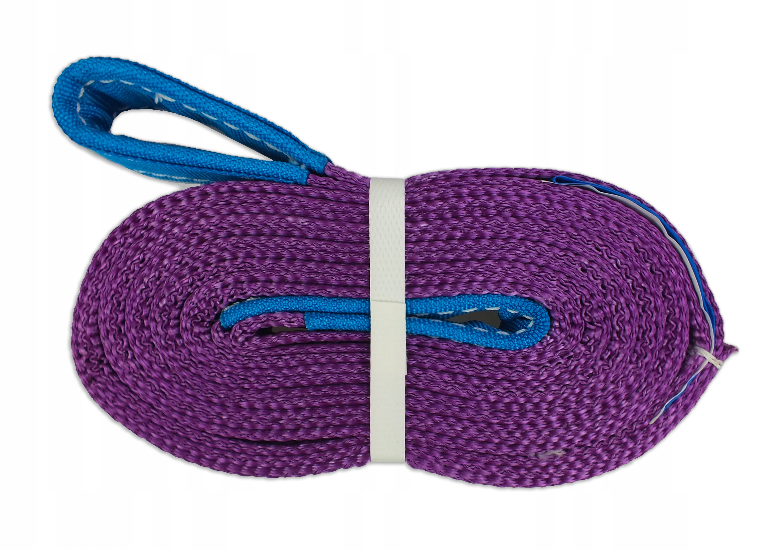 Zawiesie Pasowe Dźwigowe z pętlami 1T 2,5m ATEST Wytrzymałość 1 t