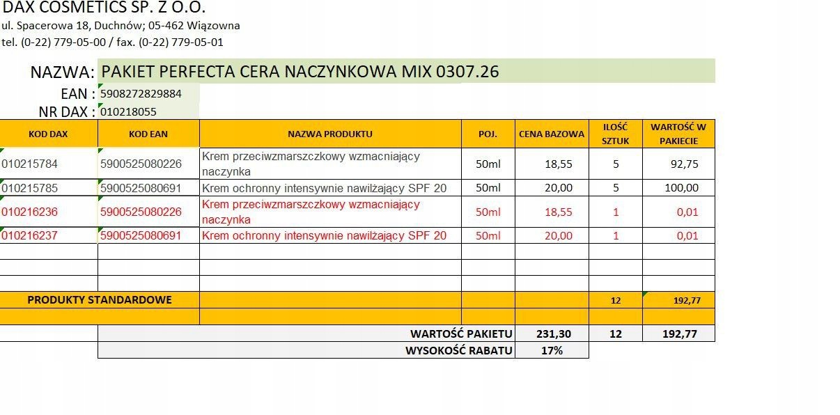 Dax Sada 2026.06 Perfektní Pleťová Směs