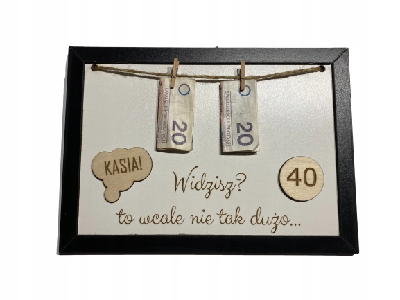 Dárek K 30 40 50 60 70. Narozeninám Rámeček
