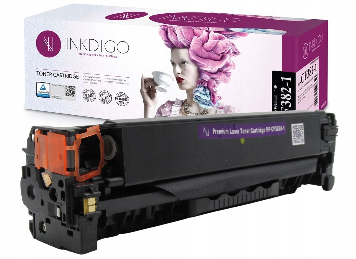 ŻÓŁTY TONER do DRUKARKI HP CF382A MFP M476nw M476dn M476dw