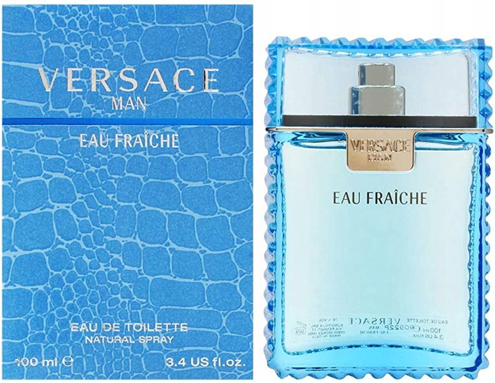 Perfumy Męskie Versace Eau Fraiche Edt 100 ML. Oryginał Produkt Folia