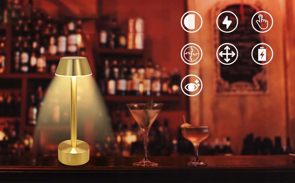 LAMPKA STOŁOWA 16LED LAMPY LAMPY STOŁOWE 800MAH Styl vintage