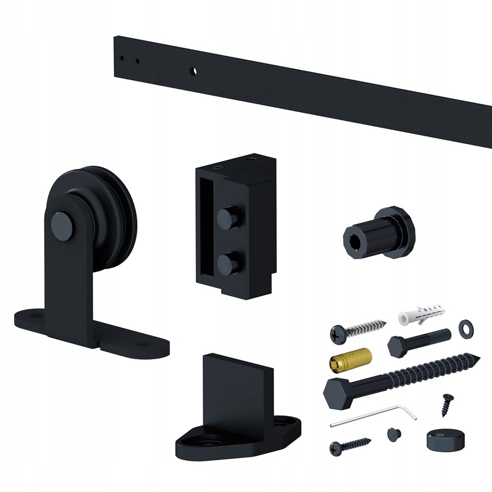 Loftowy system przesuwny do drzwi 100 kG,tor 1,9 m