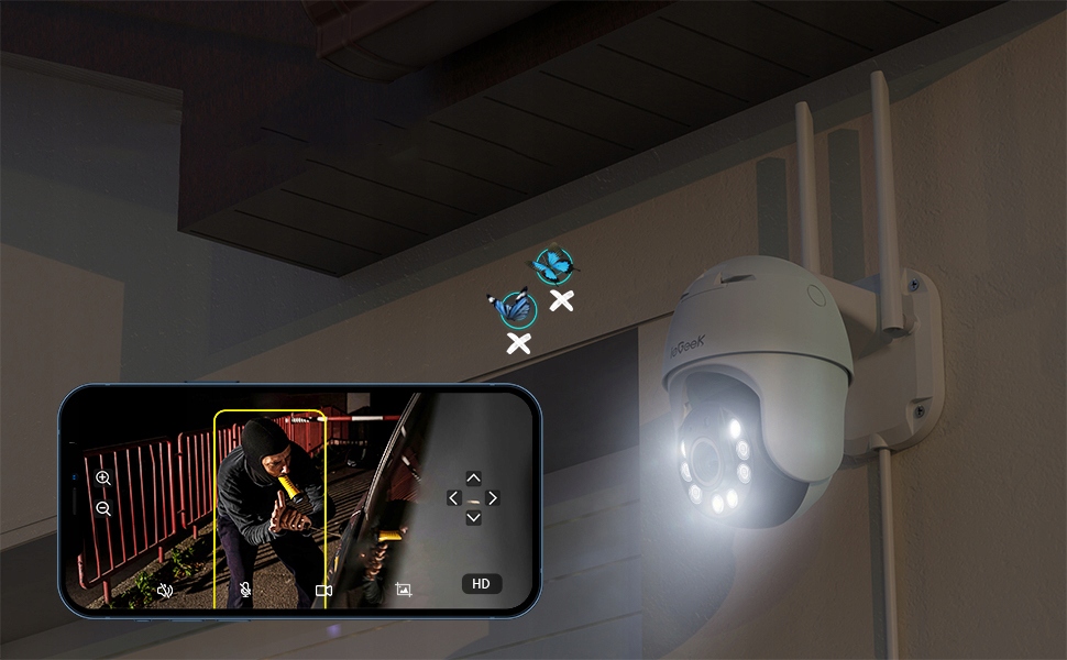 KAMERA IP WiFi OBROTOWA ZEWNĘTRZNA CCTV 32GB SD Rozmiar przetwornika 1/3