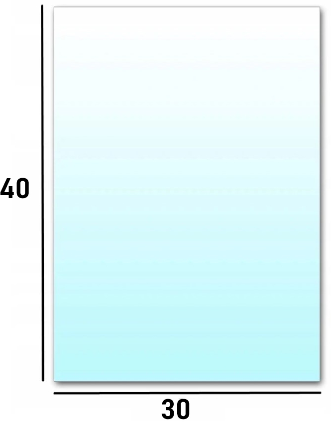 SZYBA HARTOWANA POD PIEC KOMINEK SZKLANA 40X30 OCHRONNA BEZPIECZNA SZYBA