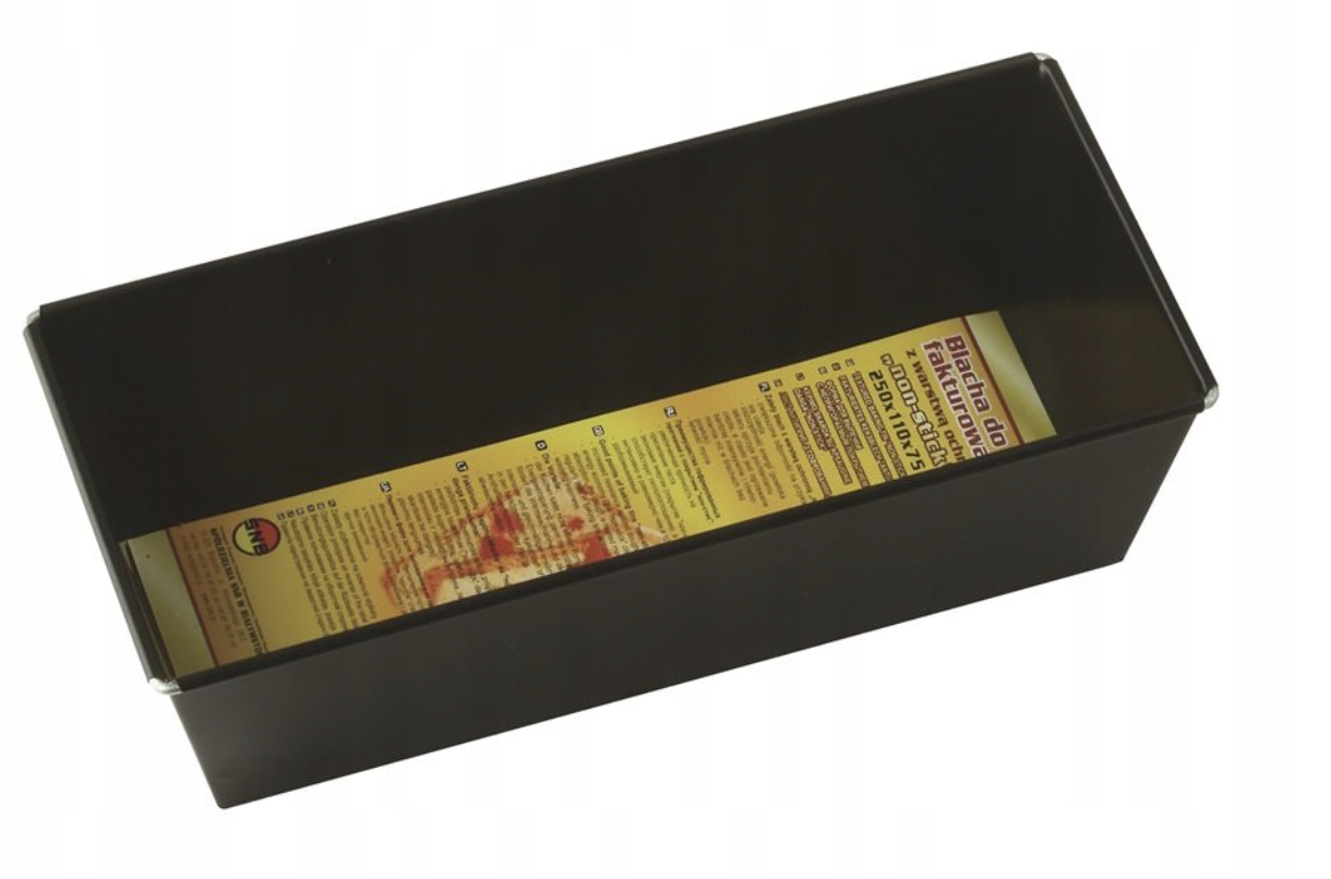

Blacha Forma Do Pieczenia Non-stick Czarna 25x11CM