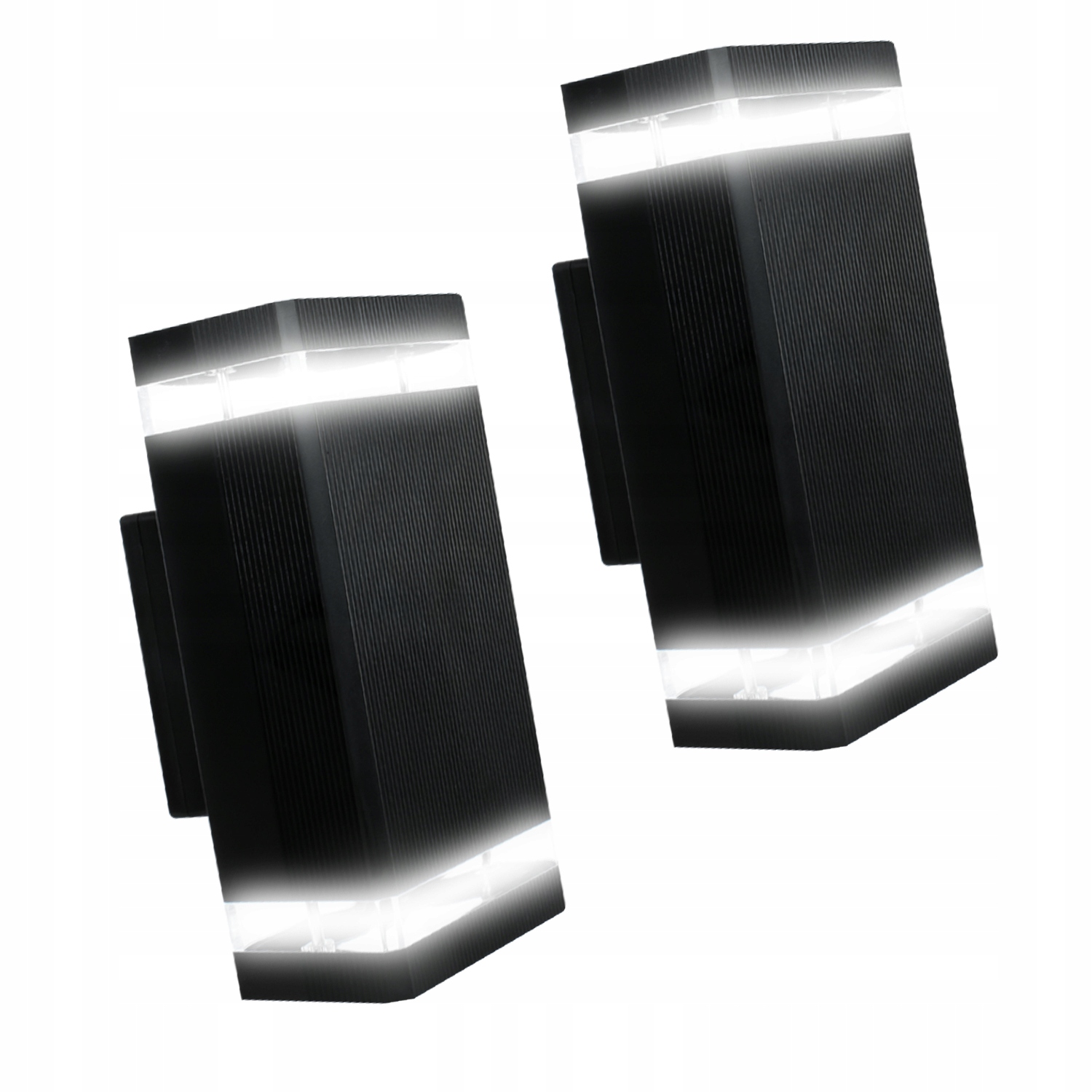 2x Vodotěsná venkovní nástěnná lampa IP44 Dekorativní zahradní terasová lampa