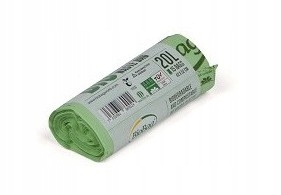 BioBag Worki KOMPOSTOWALNE biodegradowalne 20l x15