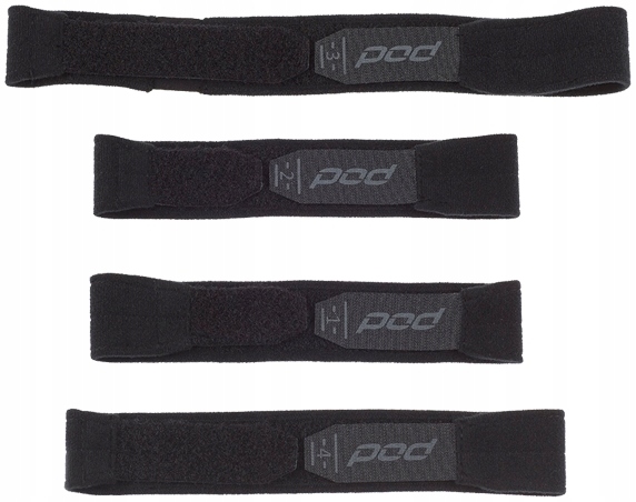 Sada Pásikov Na Ortézu Pod Black/grey (xs/sm)