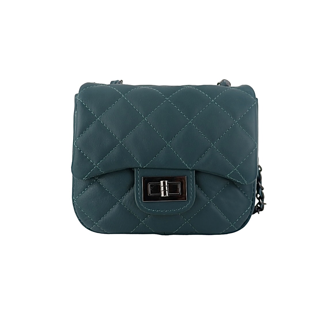 Dámská kabelka z přírodní kůže Bacio Mořské vlny