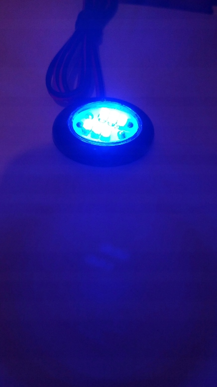 

Niebieska Lampka Led 6xSMD 12V/24V Wodoodporna
