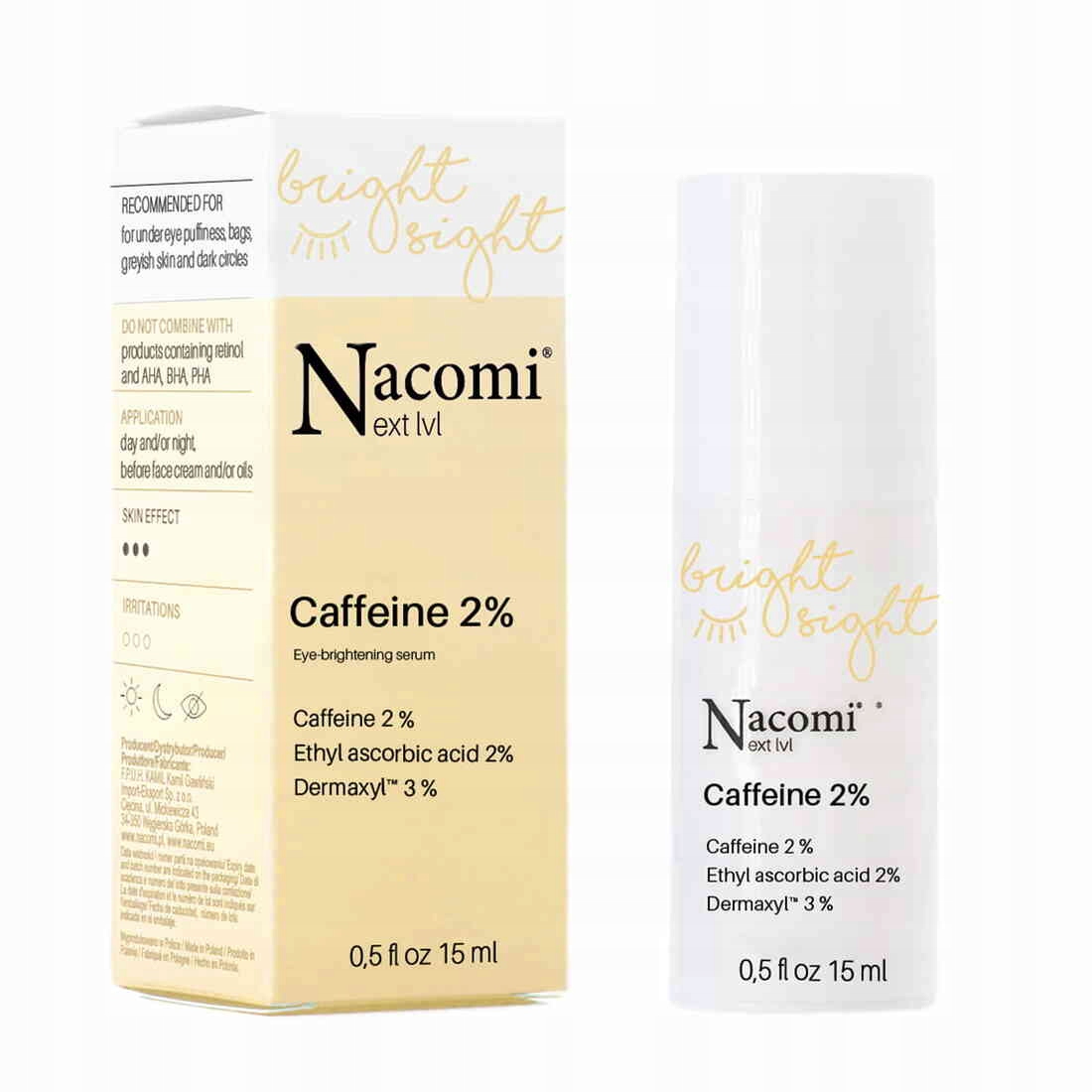 

Nacomi Next Lvl Rozjaśniające Serum pod Oczy 15ml
