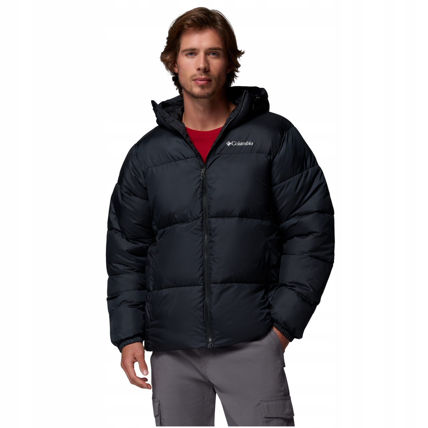 Columbia Puffect II Hooded Jacket [XL] Pánská bunda Polyester Černá
