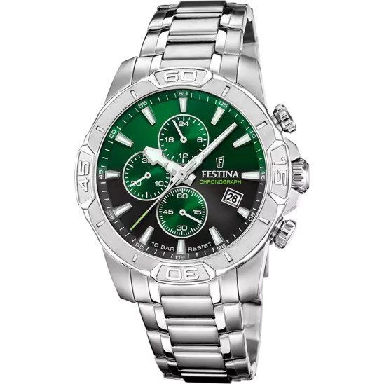 Pánské Hodinky Festina F20704-5 stříbrný náramek
