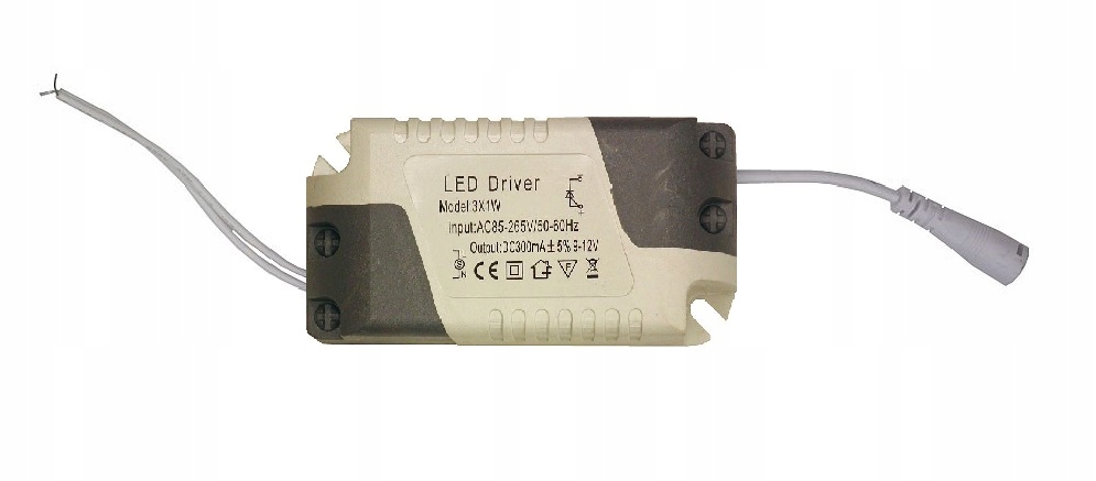 

Zasilacz Led Driver 1-3W DC9-12V transformator