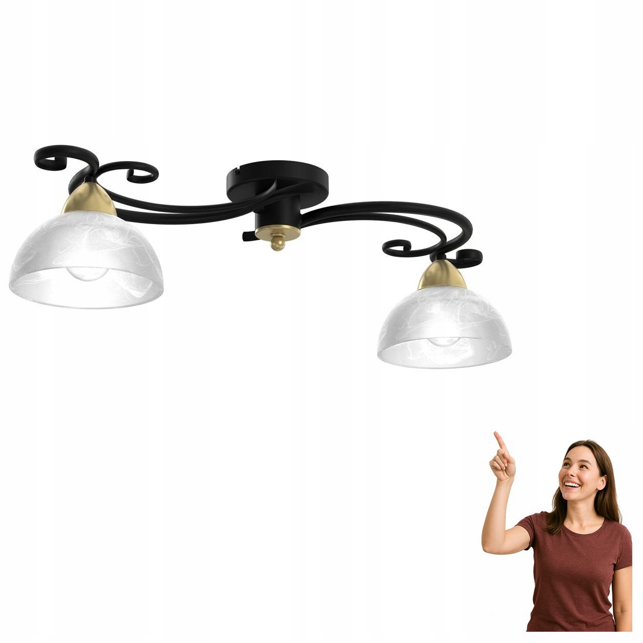 Stropná lampa Aurora 5976 Luminex