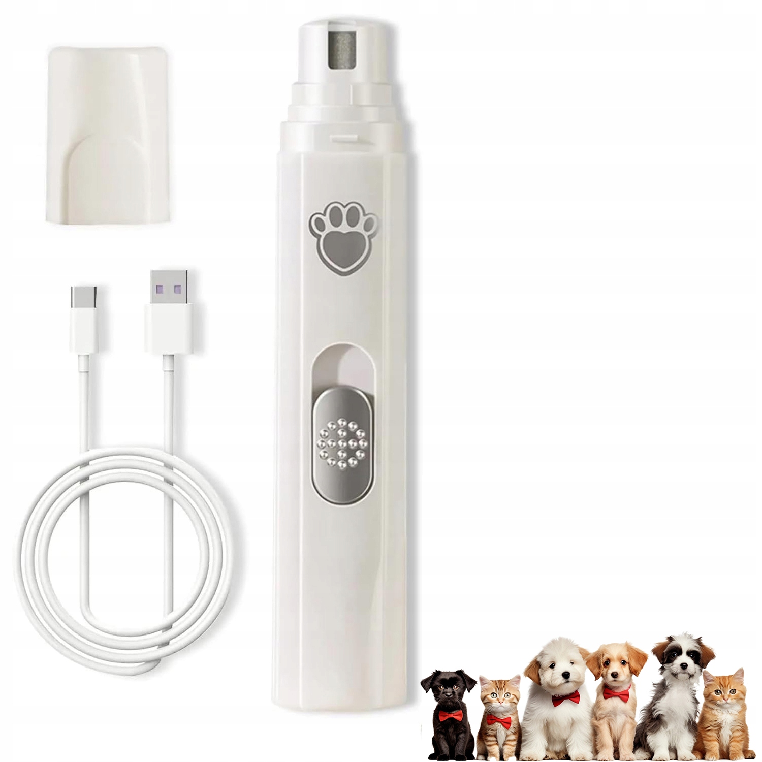 Levně Elektrická Tichá Bruska Na Drápky Pro Zvířata, Psy, Kočky, Pilník Profi