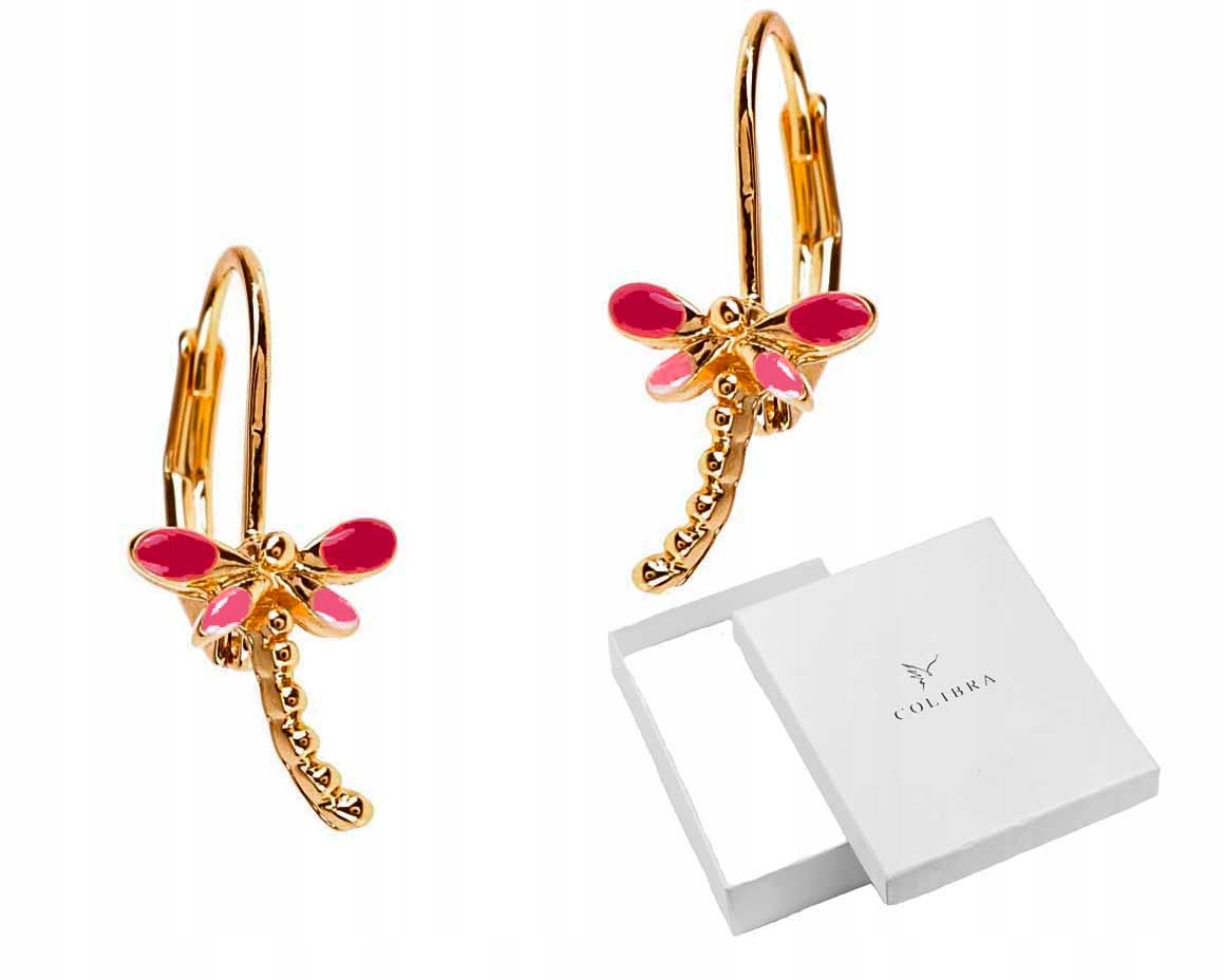 KOLCZYKI DZIECIĘCE WAŻKI MAŁE ZŁOTE DLA DZIECKA