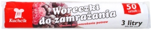 

Woreczki do zamrażania 3L Kuchcik 30szt