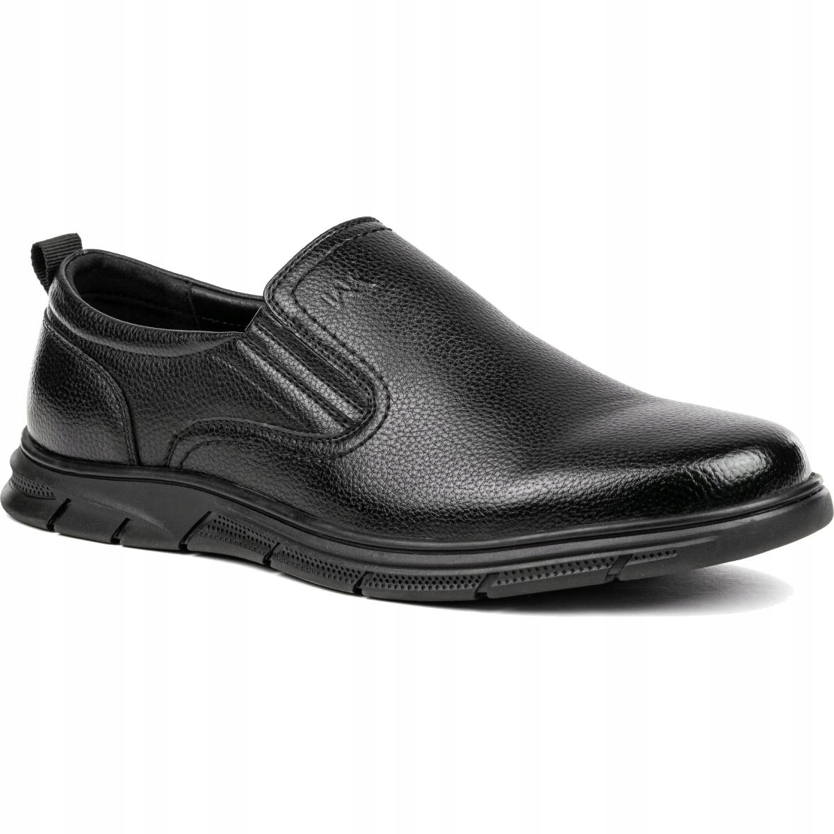 Pánské polobotky v. Kůže měkké elegantní casual Nazouvací módní Wojtyłko 45