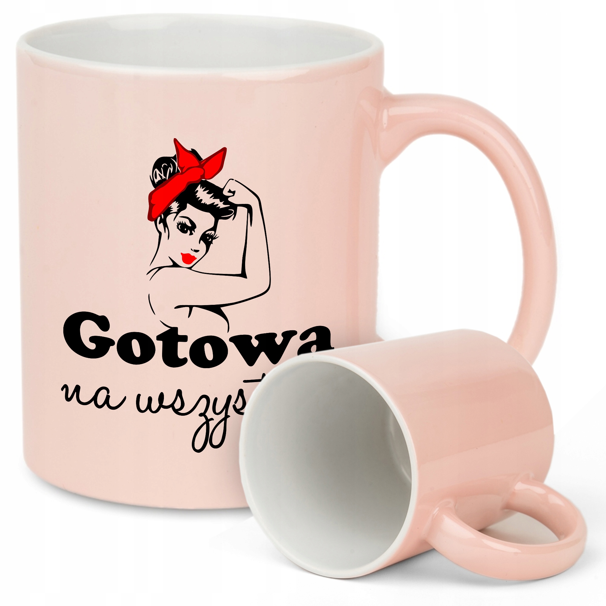 

Kubek Light Pink Gotowa Wszystko Wzór
