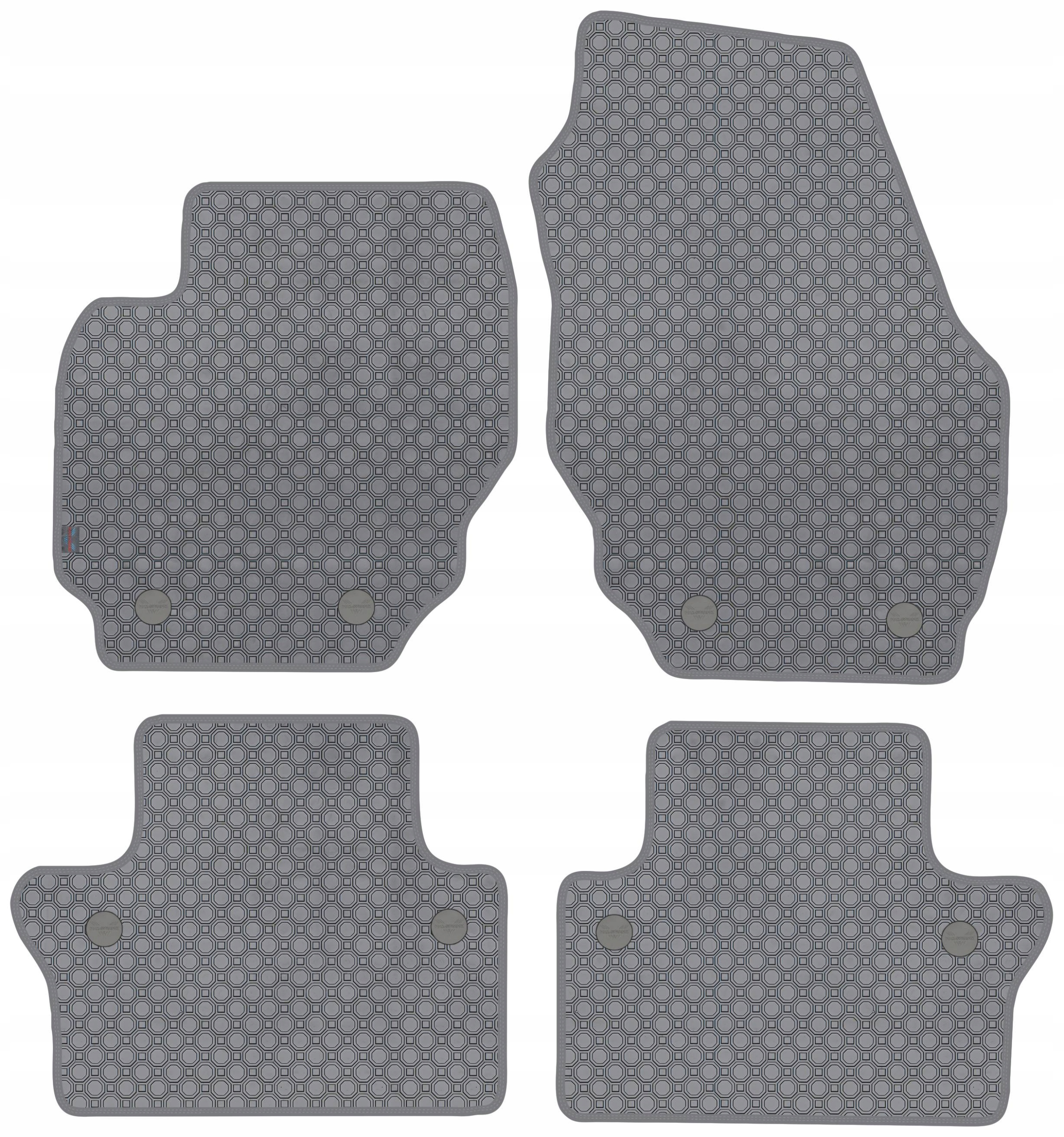 Volvo V70 III 2007-2016 Koberce guma Šedá