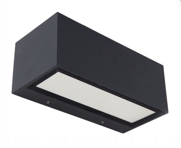 Led fasádní lampa 20W antracit Lutec Gemini IP54