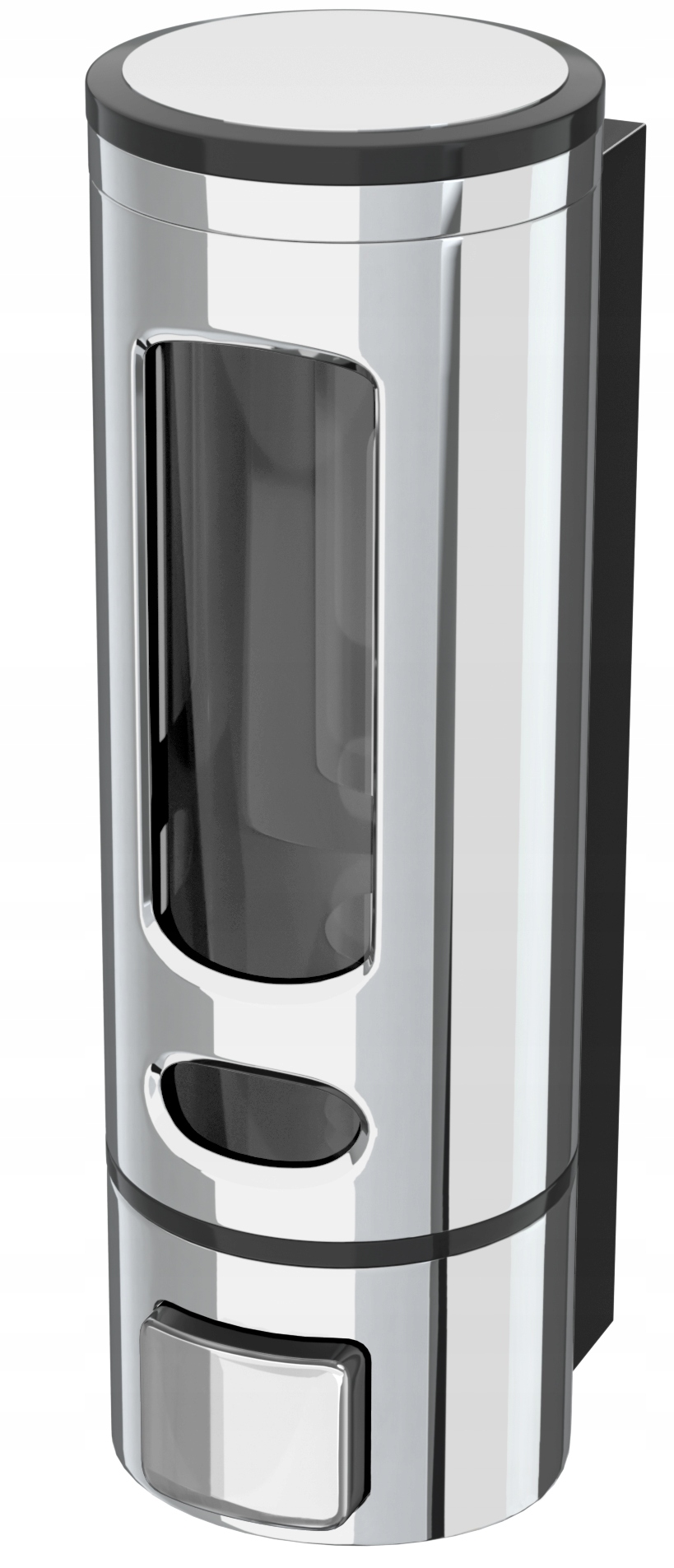 DOZOWNIK ŚCIENNY CHROM PŁYNU MYDŁA ZLEW ŁAZIENKA