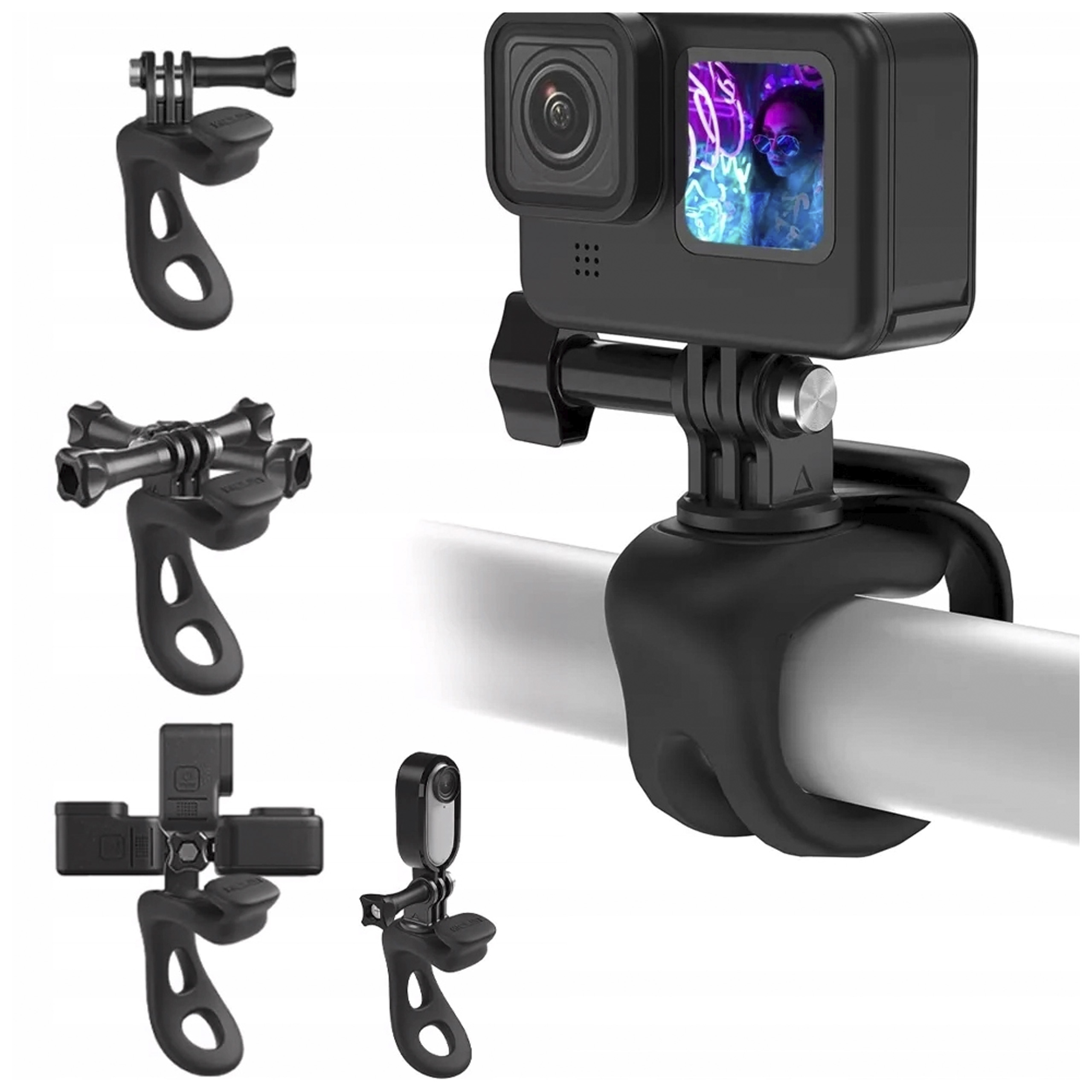 Motorradhelm Kinnhalterung Magnetisch - Schnellhalterung Für Action Kameras