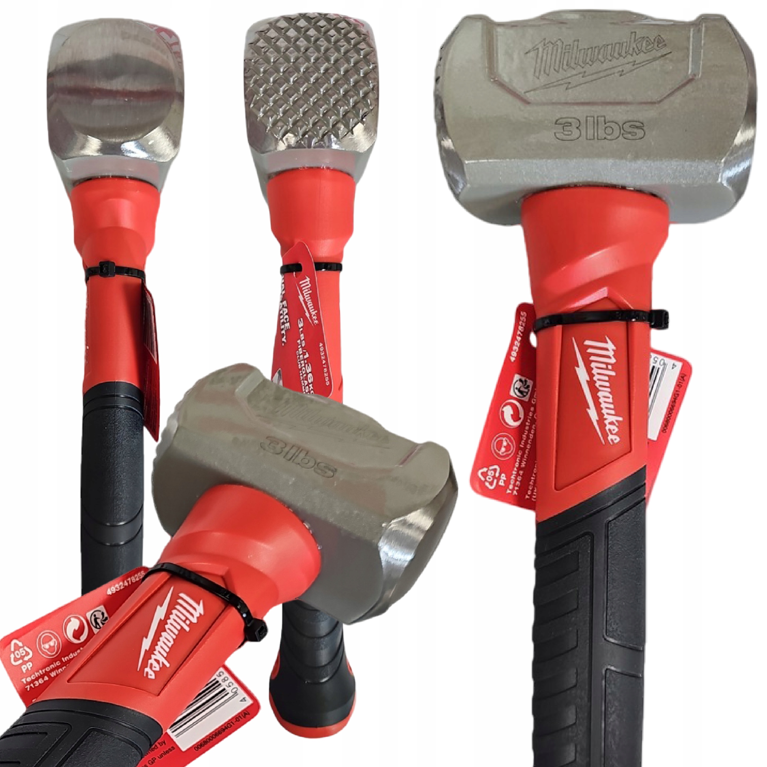 Młotek młot dwuobuchowy Milwaukee wytrzymały 1,36 kg stalowy 30 cm