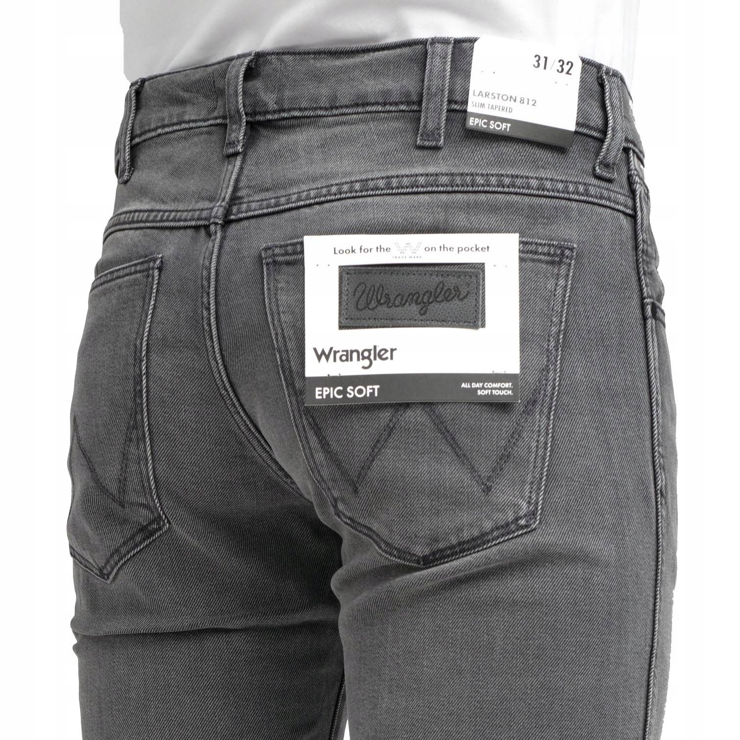 

Wrangler Larston Silver Smooth W18SZ368T 38/34