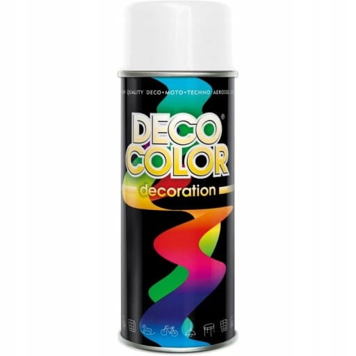 

Deco Color Farba Lakier Biały Połysk 400ml