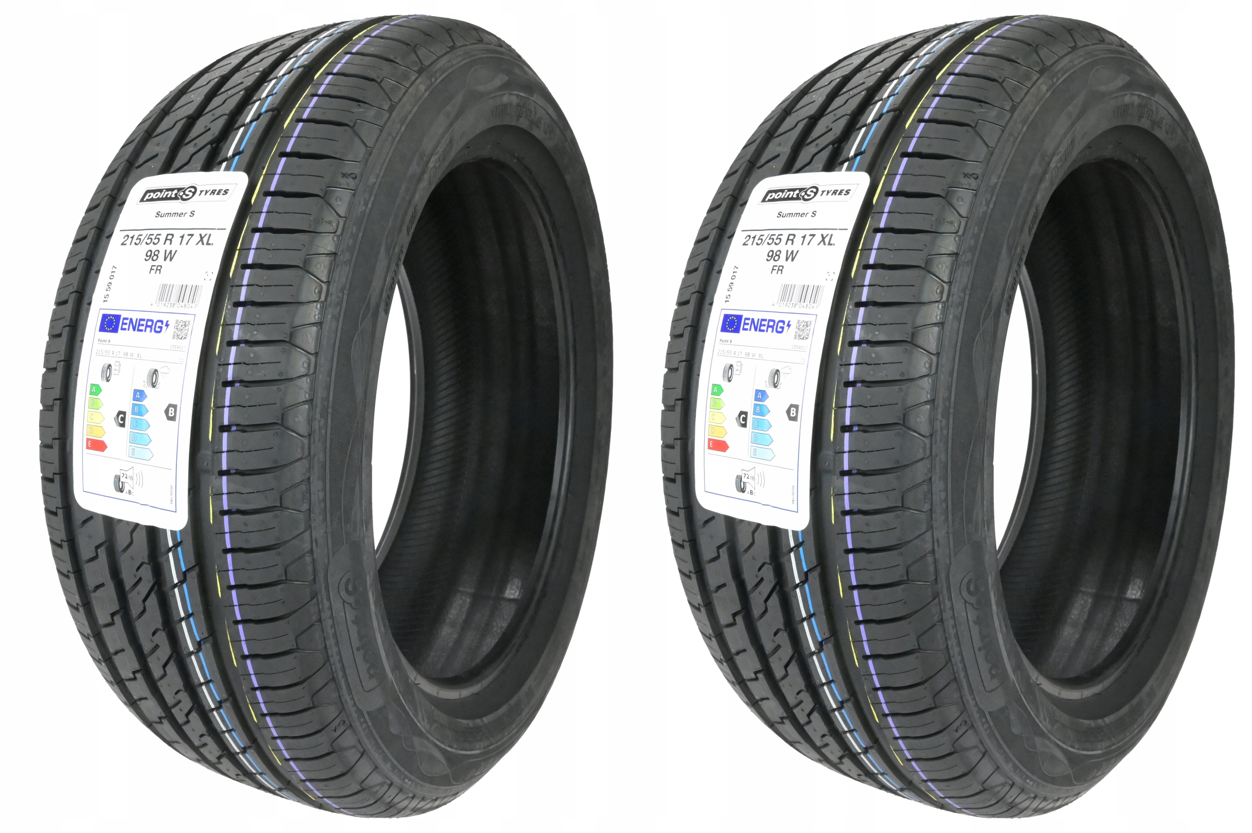 2 x 215/55R17 XL 98W Fr Summer S Point S Tyres Lato