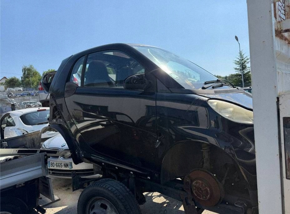 SMART ForTwo 2 II 451 07-14 PLAT side door front right black, EB1 ECA