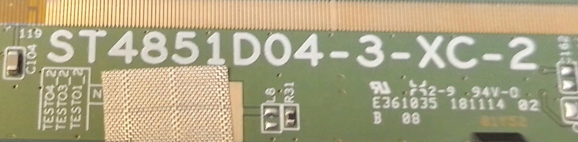 Matryca 49" LVU490CSDX Ekran-ST4851D04-3 Producent Inna